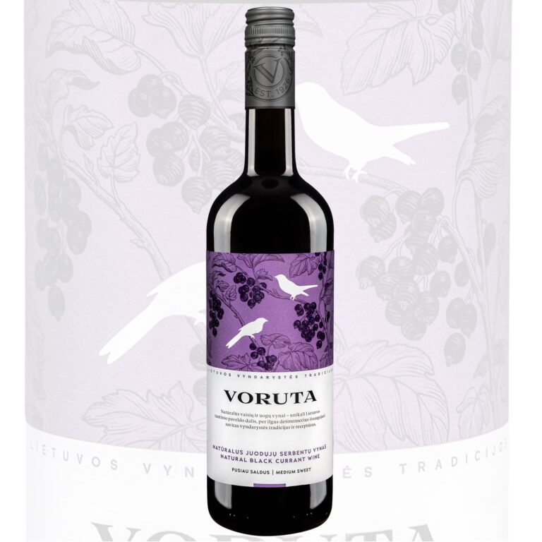 Voruta Black Currant Wine立陶苑黑加伦子酒